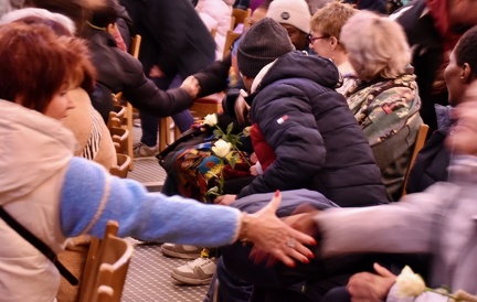 14 février 2025, célébration en mémoire des sans-abris décédés