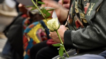 14 février 2025, célébration en mémoire des sans-abris décédés