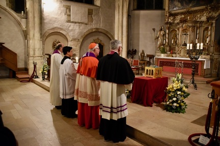 16 mars 2025, complies en présence des reliques de saint Thomas d'Aquin