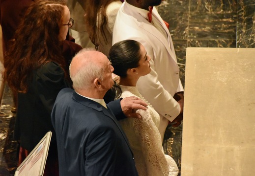 19 avril 2025, Vigile pascale à la cathédrale de Luxembourg, baptême de 14 adultes.