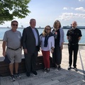 July 30, 2022 - On the Navy Pier in Chicago with Luxembourg Brotherhood of America and Luxembourg ambassador to the U.S. H.E. Nicole Bintner-Bakshian