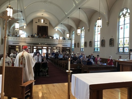 August 9, 2022 - Mass at Holy Trinity Church, La Crosse - III