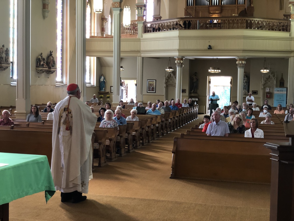 August 11, 2022 - Mass at St. Mary’s Church in Port Washington, Wisconsin