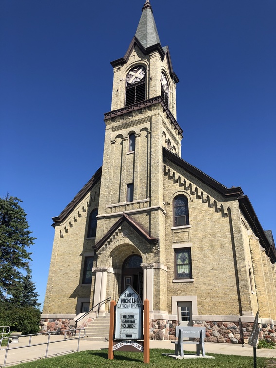 August 11, 2022 - St. Nicholas Church in Dacada, Wisconsin - I