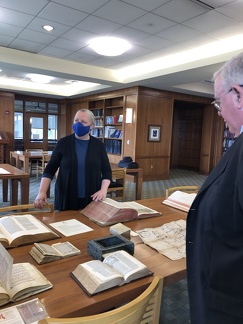 August 12, 2022 - Tour Marquette University archives in Milwaukee