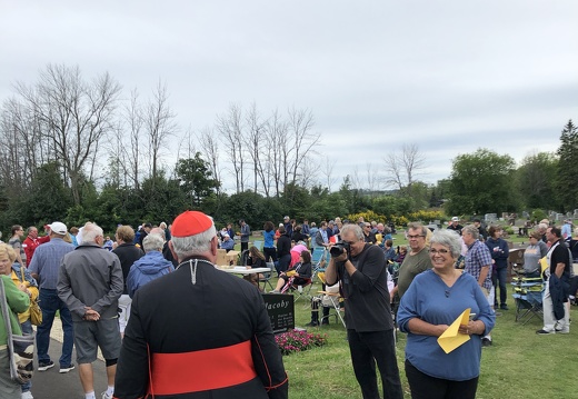 August 13, 2022 - Blessing of the bells of the former St. Mary’s Church and the new bell memorial in Lake Church, Wisconsin - I