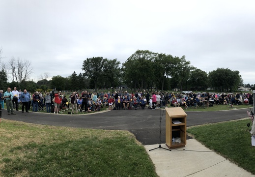 August 13, 2022 - Blessing of the bells of the former St. Mary’s Church and the new bell memorial in Lake Church, Wisconsin - II
