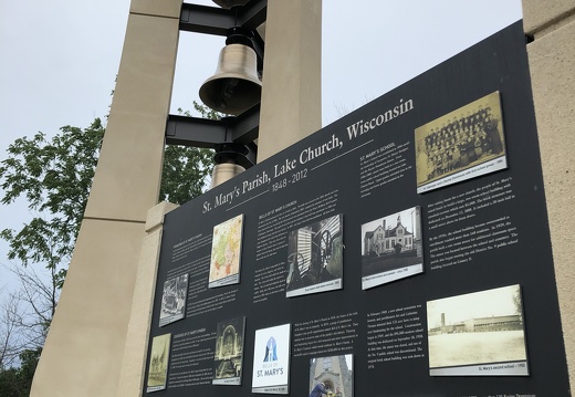 August 13, 2022 - Blessing of the bells of the former St. Mary’s Church and the new bell memorial in Lake Church, Wisconsin - III