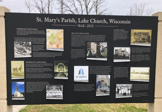 August 13, 2022 - Blessing of the bells of the former St. Mary’s Church and the new bell memorial in Lake Church, Wisconsin - IV