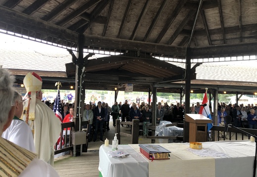 August 14, 2022 - Outdoor Mass for Luxembourg Fest in Belgium Community Park - I