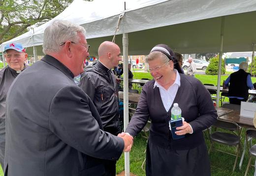 August 14, 2022 - Outdoor Mass for Luxembourg Fest in Belgium Community Park - III