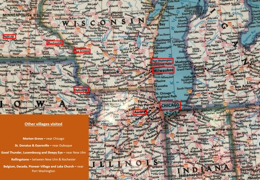 Pastoral Visit - Map