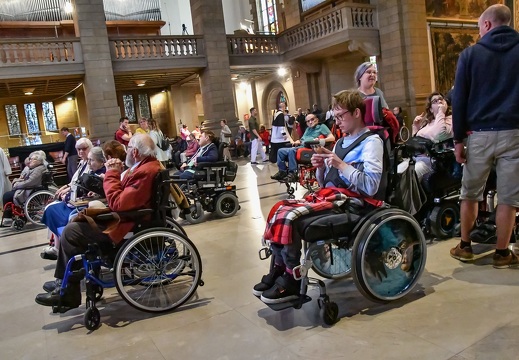 Empfang der Kranken und Menschen mit besonderen Bedürfnissen