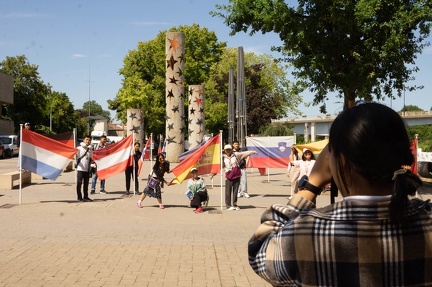 Visite du groupe éthiopien, vietnamien et thaïlandais à Schengen (randonnée, picnic, messe, musée) | 18.07.2023