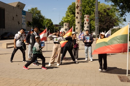 Visite du groupe éthiopien, vietnamien et thaïlandais à Schengen (randonnée, picnic, messe, musée) | 18.07.2023