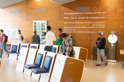 Visite du groupe éthiopien, vietnamien et thaïlandais à Schengen (randonnée, picnic, messe, musée) | 18.07.2023
