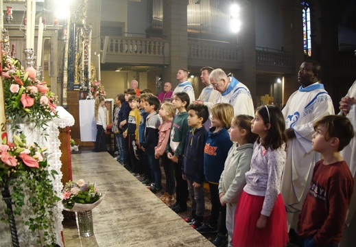 Messe für die Pfarreien Bartreng-Stroossen Saint-Jean XXIII, Mamerdall Saint-Christophe und Steesel-Walfer Sainte-Trinité