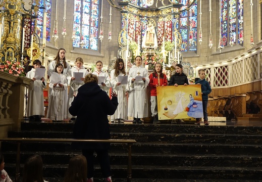 Messe für die Pfarreien Bartreng-Stroossen Saint-Jean XXIII, Mamerdall Saint-Christophe und Steesel-Walfer Sainte-Trinité