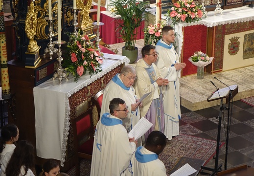Messe für die Pfarreien Bartreng-Stroossen Saint-Jean XXIII, Mamerdall Saint-Christophe und Steesel-Walfer Sainte-Trinité