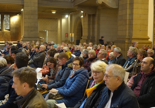 Messe für die Pfarreien Bartreng-Stroossen Saint-Jean XXIII, Mamerdall Saint-Christophe und Steesel-Walfer Sainte-Trinité