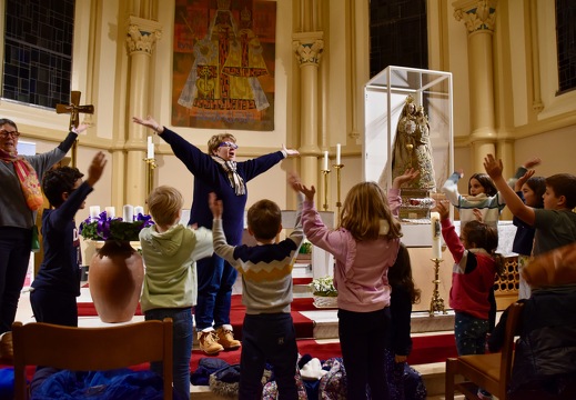 10 décembre 2024, catéchèse pour les enfants à la chapelle du Glacis