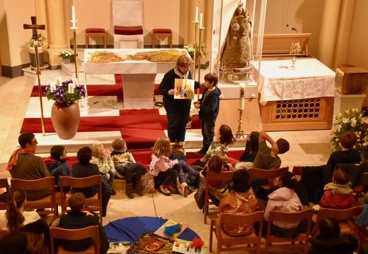 10 décembre 2024, catéchèse pour les enfants à la chapelle du Glacis