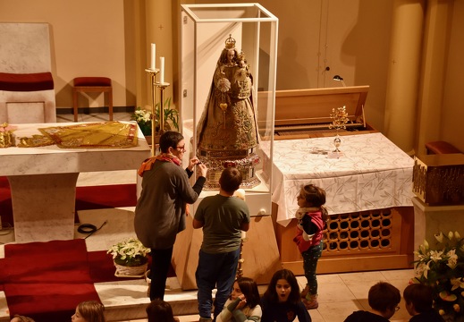 10 décembre 2024, catéchèse pour les enfants à la chapelle du Glacis