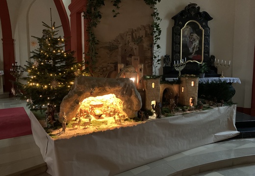 Crèche de l'église d'Everlange