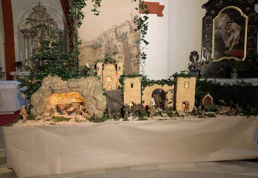 Crèche de l'église d'Everlange