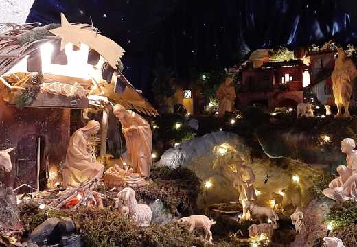 Crèche de la chapelle du Centre Spirituel du Cents