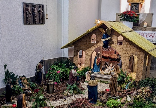 Crèche de l'église de Schengen