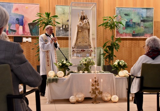 30 janvier 2025, la Consolatrice en visite à la maison des aînés Op der Rhum