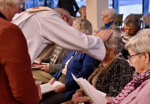 30 janvier 2025, la Consolatrice en visite à la maison des aînés Op der Rhum