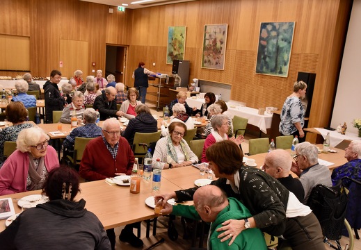 30 janvier 2025, la Consolatrice en visite à la maison des aînés Op der Rhum