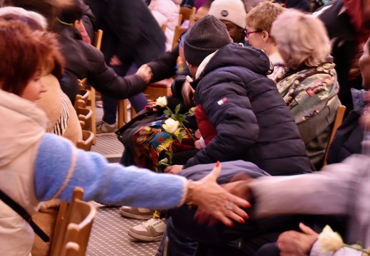 14 février 2025, célébration en mémoire des sans-abris décédés