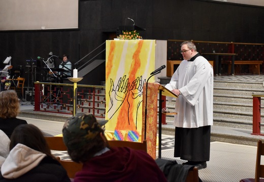 14 février 2025, célébration en mémoire des sans-abris décédés