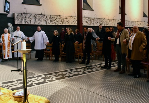 14 février 2025, célébration en mémoire des sans-abris décédés