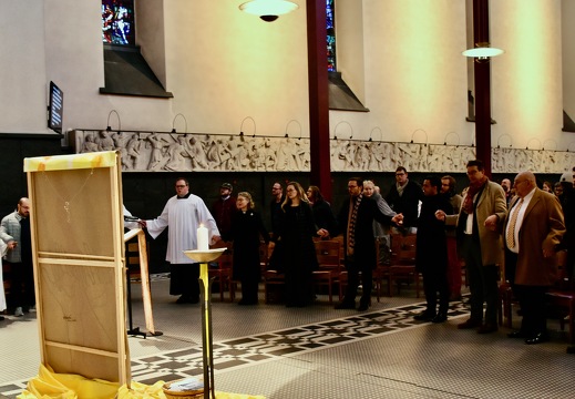 14 février 2025, célébration en mémoire des sans-abris décédés