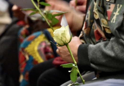 14 février 2025, célébration en mémoire des sans-abris décédés