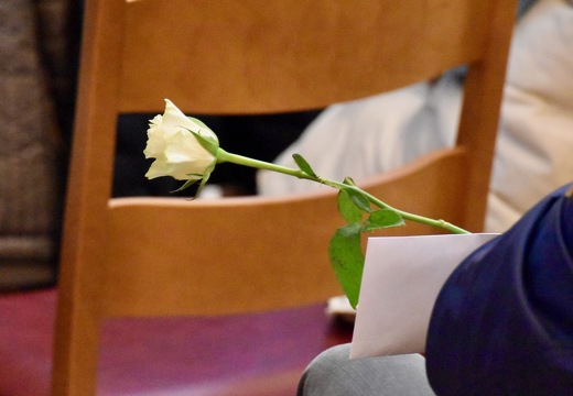 14 février 2025, célébration en mémoire des sans-abris décédés