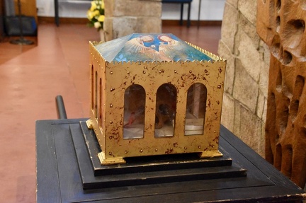 11 mars 2025, accueil des reliques de saint Thomas d'Aquin au Centre Jean XXIII