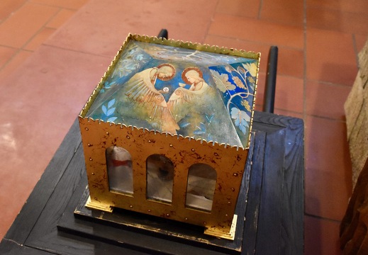 11 mars 2025, accueil des reliques de saint Thomas d'Aquin au Centre Jean XXIII