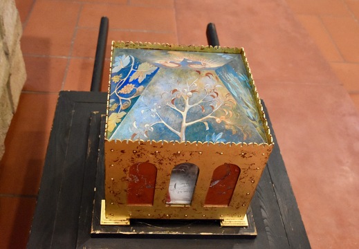 11 mars 2025, accueil des reliques de saint Thomas d'Aquin au Centre Jean XXIII