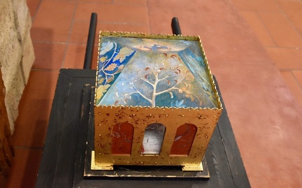 11 mars 2025, accueil des reliques de saint Thomas d'Aquin au Centre Jean XXIII
