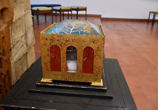 11 mars 2025, accueil des reliques de saint Thomas d'Aquin au Centre Jean XXIII