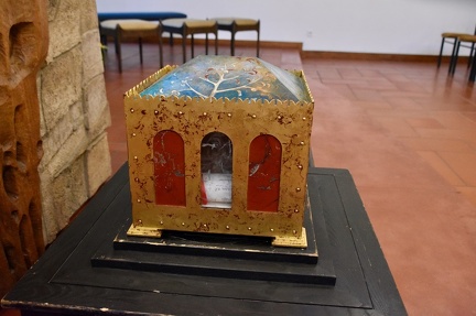 11 mars 2025, accueil des reliques de saint Thomas d'Aquin au Centre Jean XXIII