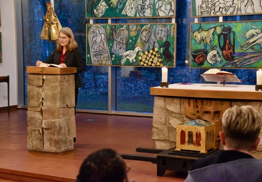 11 mars 2025, accueil des reliques de saint Thomas d'Aquin au Centre Jean XXIII