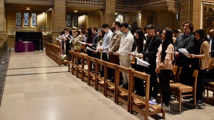 Appel décisif des catéchumènes, 23 mars 2025 à la cathédrale