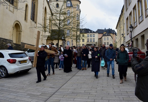 Chemin de croix du Vendredi saint, 18 avril 2025.