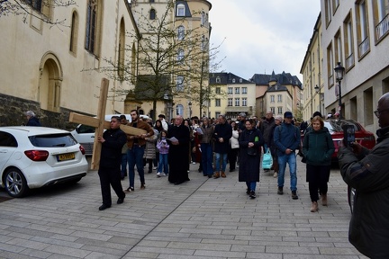 Chemin de croix du Vendredi saint, 18 avril 2025.